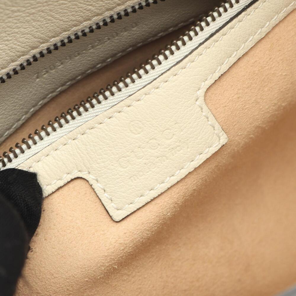 Gucci Diana Bamboo Tote Bag Leather White - Picture 4 of 7